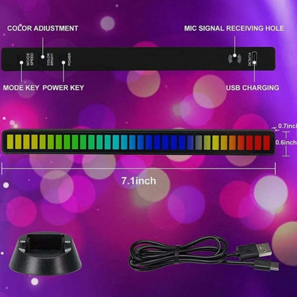 Dragon Sound Reactive Music Light Bar 2 pcs pack - Home Brains And Brawn