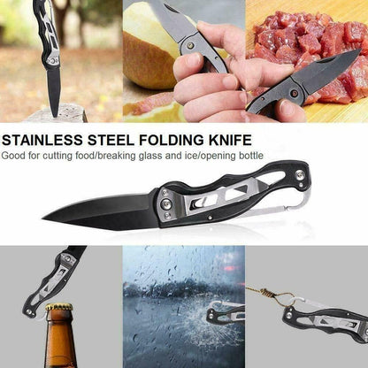 Outdoor Emergency Survival Gear Kit Camping Tactical Tools - HomeBrainsandBrawn