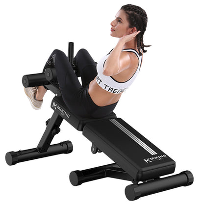 Adjustable Bench,Utility Weight Bench for Full Body Workout- Multi-Purpose Foldable incline/decline Bench (Black) - Home Brains And Brawn