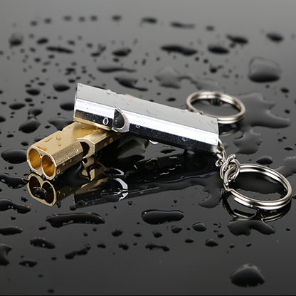 Portable Aluminum Safety Whistle - Home Brains And Brawn