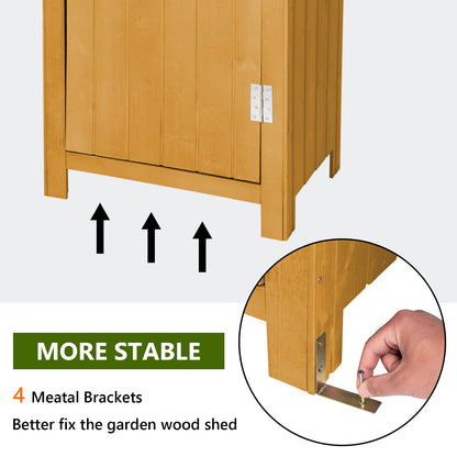 Compact Outdoor Garden Tools Storage Shed - Home Brains And Brawn