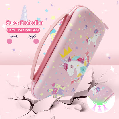 Pink Unicorn Carrying Case Compatible - Home Brains And Brawn