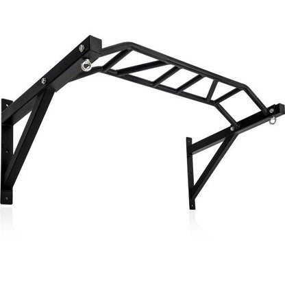 Pull Up Bar Wall Mounted Multi-Grip w/Hangers for Punching Strength Training - Home Brains And Brawn