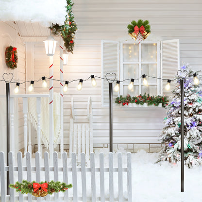 Set of 6 RC String Light Pole - HomeBrainsandBrawn