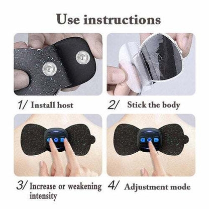 USB Rechargeable TENS Body Massager Massage Patch Massagers - Home Brains And Brawn
