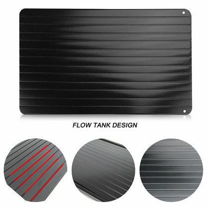 Fast Defrost Tray Fast Thaw Frozen Food Meat Fruit Quick Defrosting Plate - Home Brains And Brawn