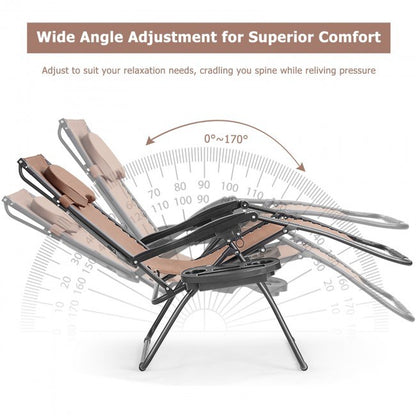 Folding Recliner Lounge Chair - HomeBrainsandBrawn