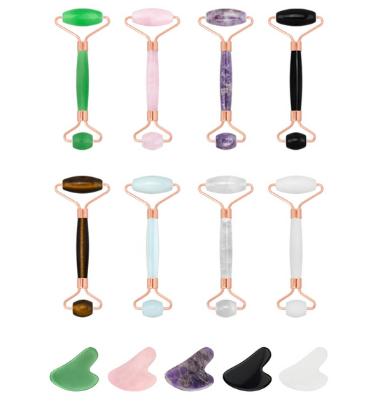 Gemmalina Rock N Roll Natural Gem Rollers and Gem Stones To Grow Young Gracefully HSM - Home Brains And Brawn