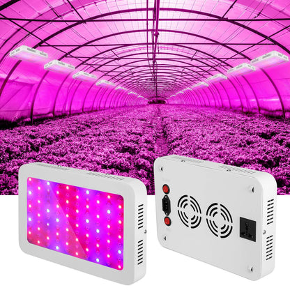 LED Grow Light 1000W 380-800nm Plant Grow Light - Home Brains And Brawn