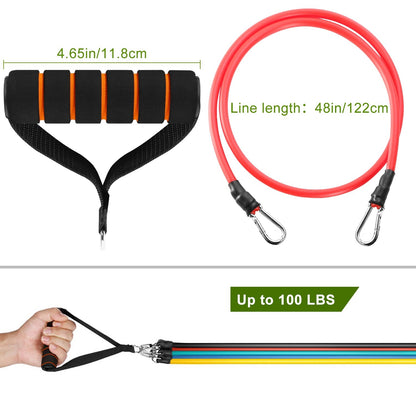 11Pcs Resistance Bands Set - Home Brains And Brawn