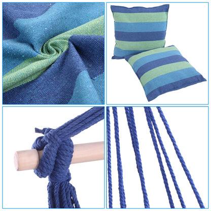 Hammock Chair Distinctive Cotton Canvas Hanging Rope Chaircanvas cloth - HomeBrainsandBrawn