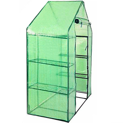 Shelves Walk-in Plant Greenhouse - HomeBrainsandBrawn