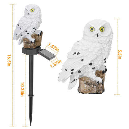 Solar Powered Owl Garden Light - HomeBrainsandBrawn