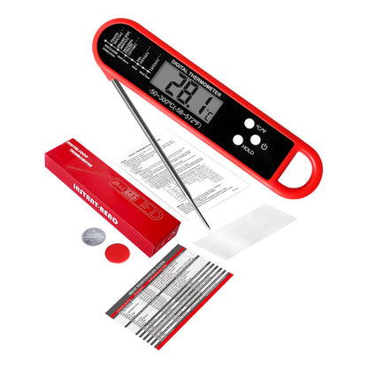 Digital Meat Thermometer with Probe - Waterproof - Home Brains And Brawn