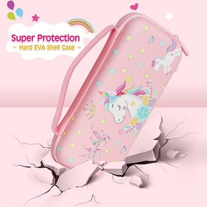 Pink Unicorn Carrying Case Compatible - Home Brains And Brawn