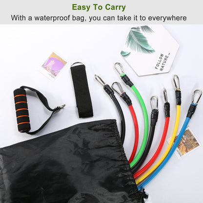 11Pcs Resistance Bands Set - Home Brains And Brawn