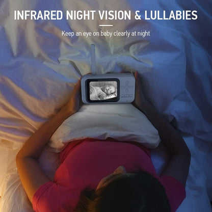 3.5" Baby Monitor with Camera and Audio Night Vision - Home Brains And Brawn