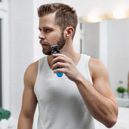 4 In 1Electric Shaver for Men IPX7 Waterproof Beard Trimmer Cordless Rechargeable Razor Beard - Home Brains And Brawn