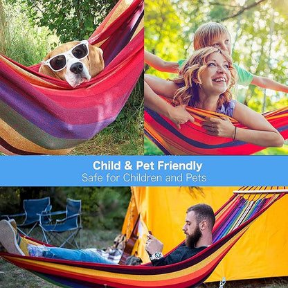 Outdoor Garden Camping Hammock - HomeBrainsandBrawn
