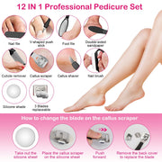 Electric Foot Callus Remover Foot Grinder Rechargeable - Home Brains And Brawn