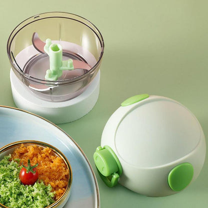 Manual Meat Mincer Garlic Chopper Rotate Garlic Press Crusher Vegetable Onion Cutter - Home Brains And Brawn