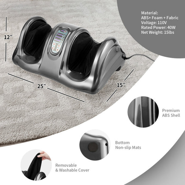 Therapeutic Shiatsu Foot Massager with High Intensity Rollers - Home Brains And Brawn