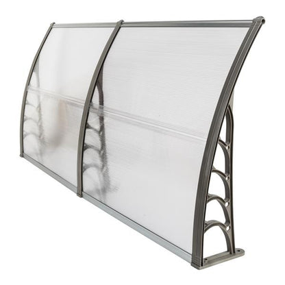 Household Application Door & Window Awnings Brown Board & Black Holder - Home Brains And Brawn