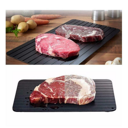 Fast Defrost Tray Fast Thaw Frozen Food Meat Fruit Quick Defrosting Plate - Home Brains And Brawn