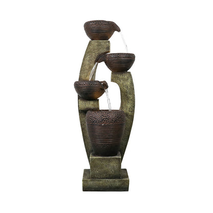 40inches Tall Modern Outdoor Fountain - HomeBrainsandBrawn