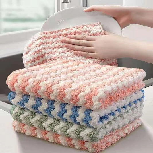 30x30cm 5/10PCS Kitchen Scouring Pad Towel - Home Brains And Brawn