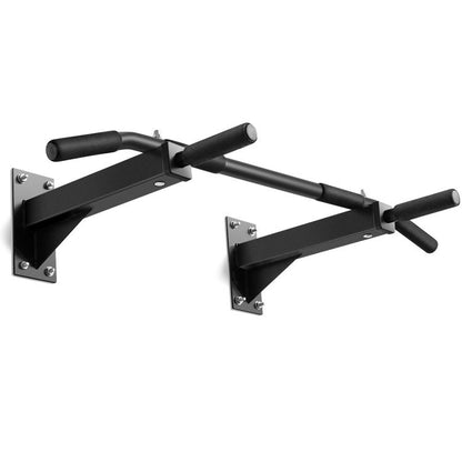 Wall Mounted Multi-Grip Pull Up Bar with Foam Handgrips - Home Brains And Brawn