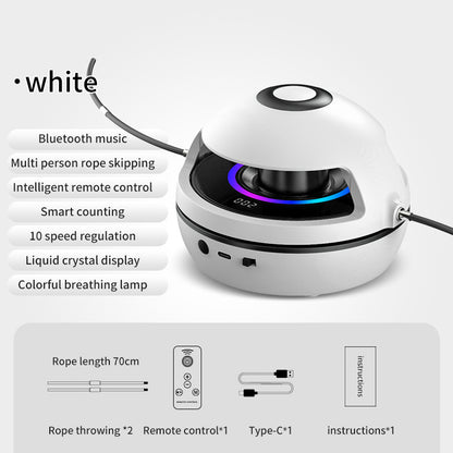 10-level Speed Regulation Intelligent Remote Control Rope Skipping Machine - Home Brains And Brawn