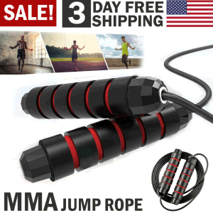 Jump Rope Gym Aerobic Exercise Boxing Skipping Adjustable Bearing Speed Fitness XH - HomeBrainsandBrawn