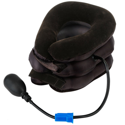 Inflatable Cervical Neck Traction Pillow Neck Shoulder Spine Alignment Pump - Home Brains And Brawn