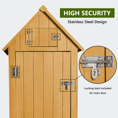 Compact Outdoor Garden Tools Storage Shed - Home Brains And Brawn