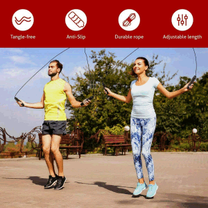 Jump Rope Gym Aerobic Exercise Boxing Skipping Adjustable Bearing Speed Fitness XH - HomeBrainsandBrawn
