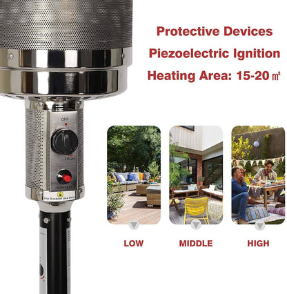 Bosonshop Outdoor Propane Heater Portable Patio Heater - HomeBrainsandBrawn