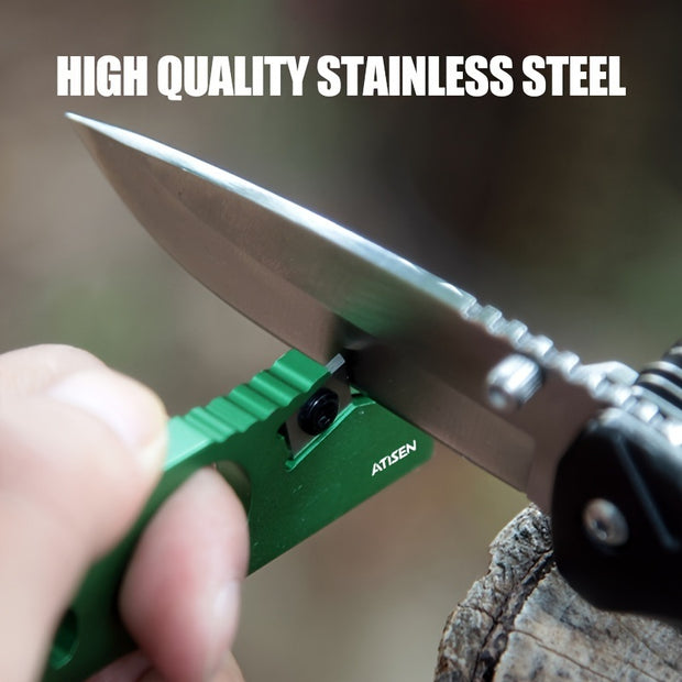 Aluminum Alloy Portable Knife Sharpener For Outdoor Taser - Home Brains And Brawn