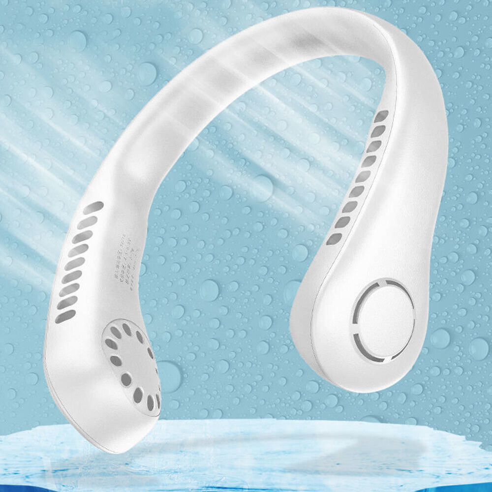 Portable Hanging Neck Fan Mini Cooling Air Cooler USB