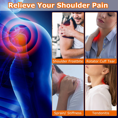 Heated Shoulder Brace Electric Heating Pad - Home Brains And Brawn