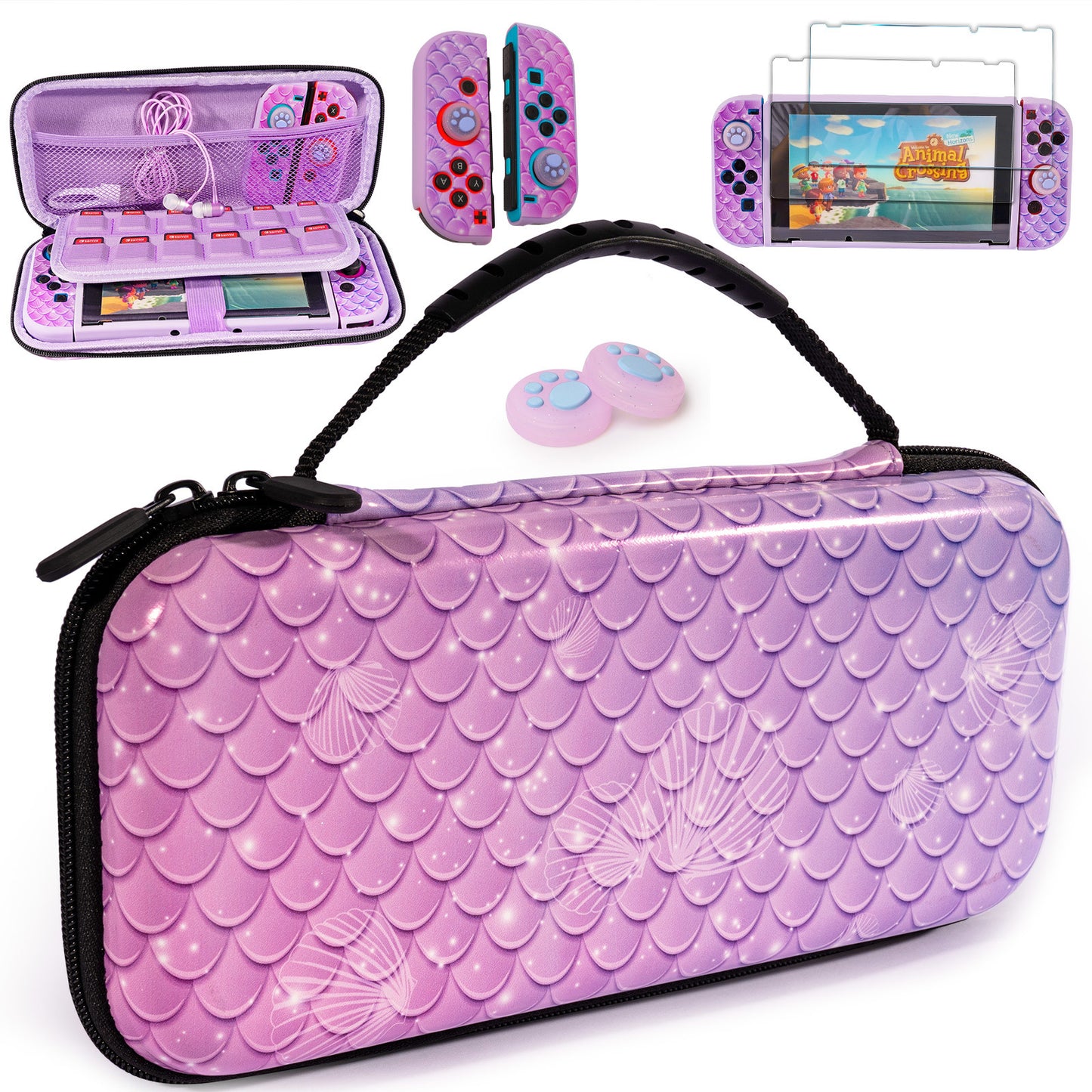 Pink Unicorn Carrying Case Compatible