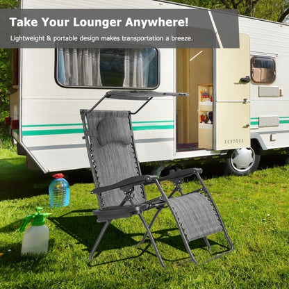 Folding Recliner Lounge Chair - HomeBrainsandBrawn