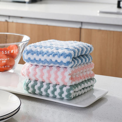30x30cm 5/10PCS Kitchen Scouring Pad Towel - Home Brains And Brawn