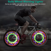 Patterns Cycling Lights Rainbow Wheel Tire Flash Lamp - HomeBrainsandBrawn