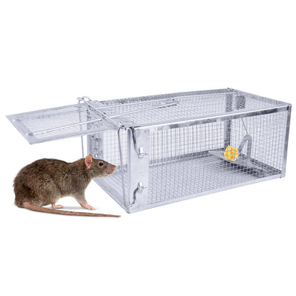 Rat Trap Cage Humane Live Rodent Trap Cage Mouse Control Bait Catch - Home Brains And Brawn
