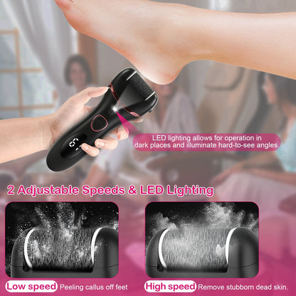 Electric Foot Callus Remover Foot Grinder Rechargeable - Home Brains And Brawn