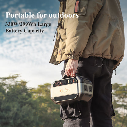 330W Solar Portable Power Station - Home Brains And Brawn