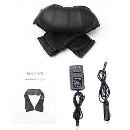 Electric Shoulder & Neck Kneading Massager Massage Cape Body Muscle Pain - Home Brains And Brawn