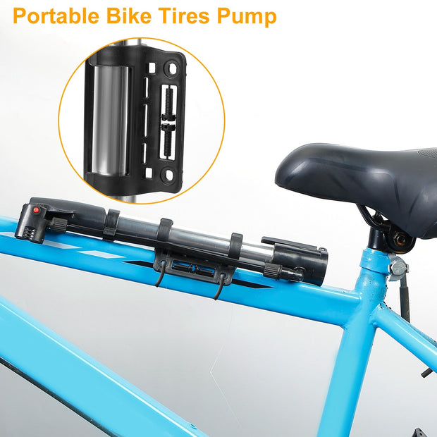 Mini Bike Pump Portable Bicycle Tire - Home Brains And Brawn