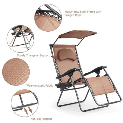 Folding Recliner Lounge Chair - HomeBrainsandBrawn
